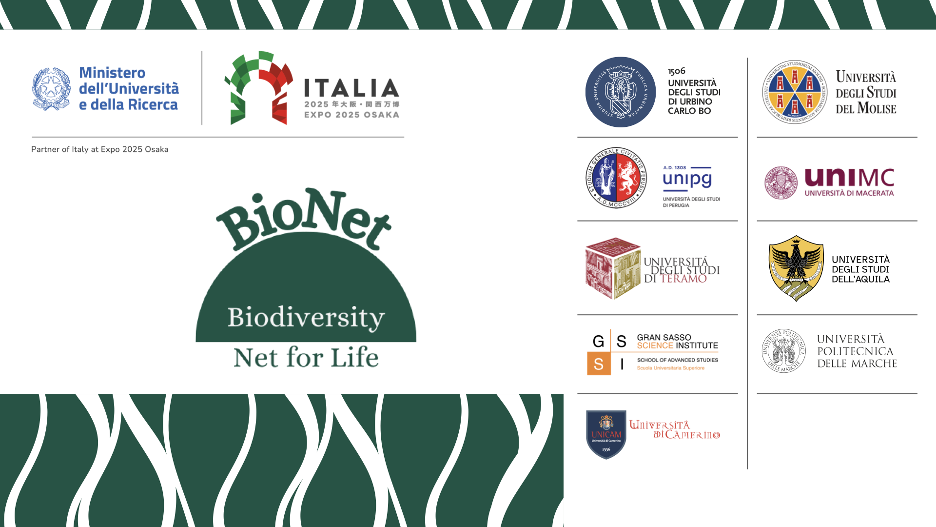 BIODIVERSITY NET FOR LIFE — Uniurb a Expo 2025 Osaka